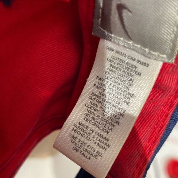 Vintage Nike Men's Navy Blue USA Soccer 5 Panel Strap Back Cap One Size - Picture 11 of 12